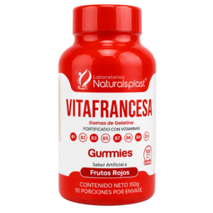 Vitafrancesa Gomas de Gelatina sabor Frutos Rojos (150g)